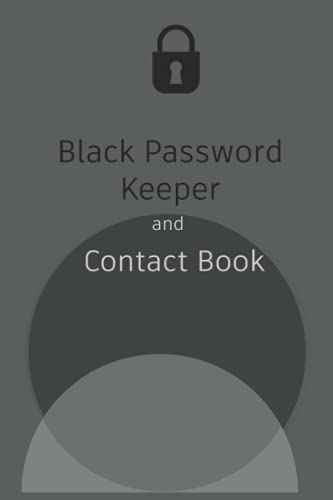 Black Password Keeper And Contact Book: Password Book Log Book Alphabetical Pocket Size Purple Flower Cover Black Frame 6