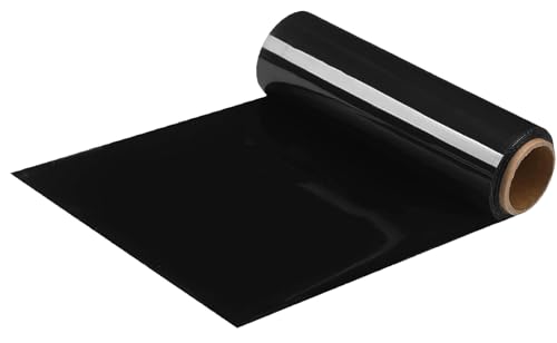 JIYUANCH Rolls Non Slip Material Roll, 8 Inch x 3.25 ft Silicone Roll Cut to Size Non Slip Mat Large Table Pads Anti Slip Large for Baking Drawer Crafts Counter Eating Aids Drawer (Black)