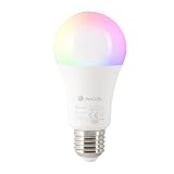 NGS GLEAM1027C - Bombilla LED Wi-Fi Bluetooth con Colores Regulables RGB+W, Bombilla Inteligente 10W E-27 806LM, Controlada con APP/Alexa/Google...