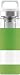 Produktbild SIGG Hot & Cold Glass Green, 0.4 L, Doppelwandige-isolierte Glas Trinkflasche mit Silikonschutz, BPA Frei, Grün