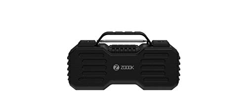 Image of Zoook Rocker Boombox Atom Bluetooth Speaker /Designed for Great FM /10 Watts /TWS /USB /TF /AUX /Rechargeable Battery /Thumping bass /Portable /Wireless /Dual Drivers /handsfree Calling (Black)