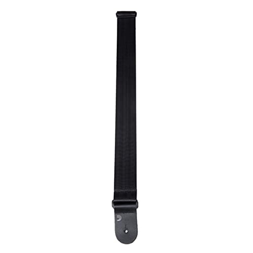 D'addario Seat Belt Guitar Strap, Black 50Mm #TOP2
