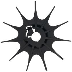 9" Plastic External Cooling Fan Blade, 213-215T, 1.155" Bore