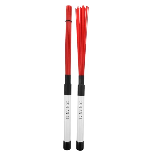 Brosses à tambour en nylon haut de gamme pour nuances de batterie jazz