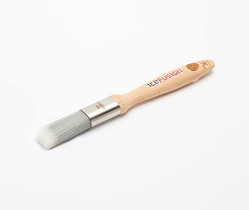 ProDec Advance 1 inch Ice Fusion Trade Professional Synthetic Paint Brush for an Ultra-Smooth Finish Painting with Emulsion, Gloss and Satin Paints on Walls, Ceilings, Wood and Metal, 1" 25mm