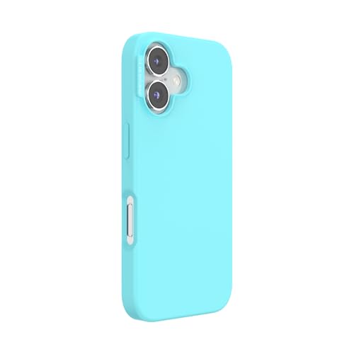 Image of POPSOCKETS iPhone 16 Case Compatible with MagSafe, Phone Case for iPhone 16, Wireless Charging Compatible, Case Only - Butterfly Pea Blue