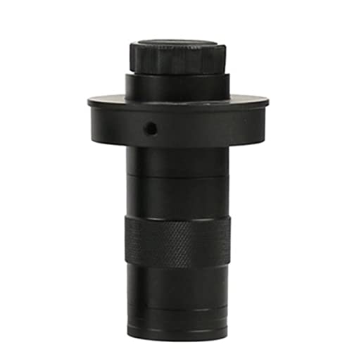 顕微鏡キット 3.7mp 3700W工業用顕微鏡カメラ30mm / 30.5mリング 顕微鏡レンズアダプター(130X A Lens)
