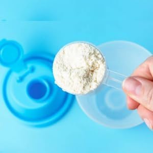 Miniatura 4 de Botella mezcladora sin BPA, a prueba de fugas, onzas en relieve y marcas de mililitro, la mejor botella mezcladora de proteínas en polvo y jugo,