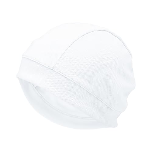 VekAuto Gorra De Ciclismo Transpirable Y Absorción De Humedad Forro De Casco Duro Tela De Malla De Seda Baiku Blanco 26x15.5cm 1 Pc