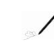 Galaxy S22 Ultra Pen Ersatz für Samsung Galaxy S22 Ultra Stylus S Pen Touch Pen ohneBluetooth (Phantom Black)