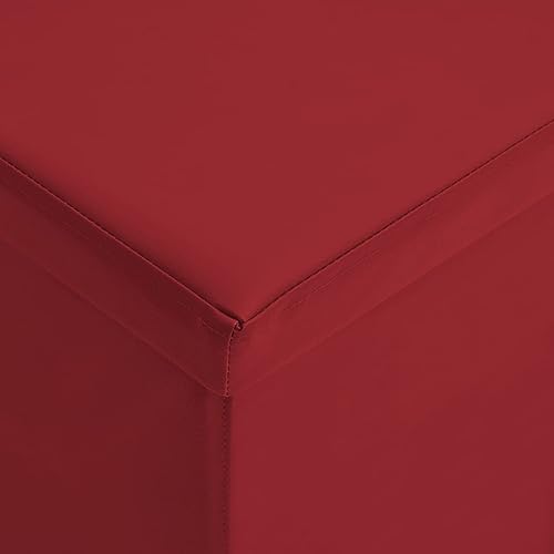 Banc pliable de rangement rembourré en MDF solide 110 cm de long - 7