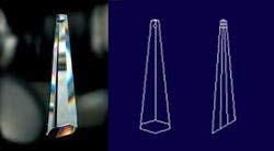 76mm Crystal Icicle Prisms #505-76