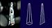 76mm Crystal Icicle Prisms #505-76