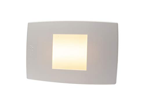 Balizador led 2W - Padrão 4x2 - IP65 (Branco Quente 3000K - Espelho Branco)