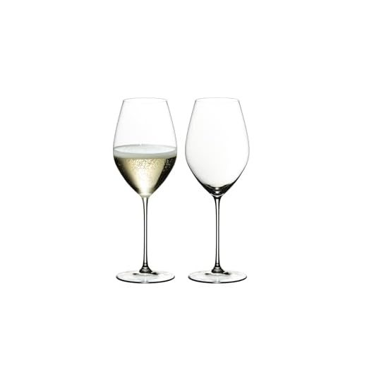 RIEDEL 6449/28 Veritas Champagne Glas, Champagneglas Set med 2 Stycken, Kristallglas, Transparent