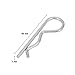 Pin, 10 Pieces Spring Cotter Hairpin B Type Cotter Pin, Cotter Pin Replacement for Industrial Hydraulic Support (3.5*75mm (10pcs))