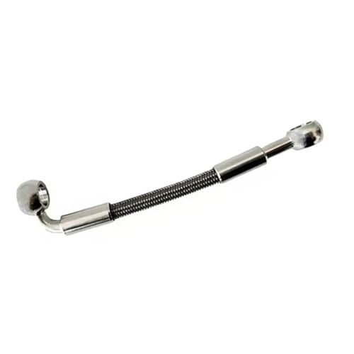 Flexible de frein tressé acier 350cm pour moto avec raccord banjo 8mm 0°-90°