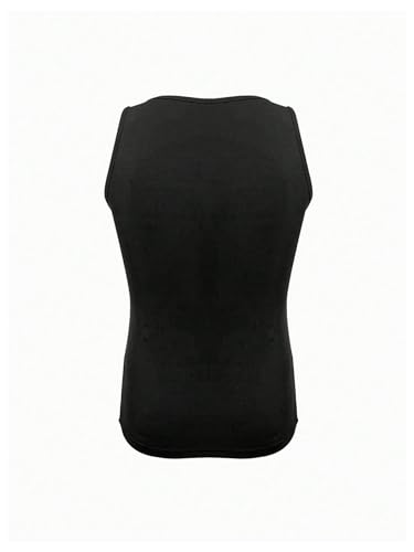 Men's Sleeveless Tank Tops Square Neck Ribbed Knit Slim Fit Basic Gym Workout Tank Undershirts2