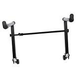 Support pour piano électrique - fabriqué à partir de matériaux et avec une construction stable et solide pour garantir qu'il peut être utilisé pendant une longue période, support de clavier