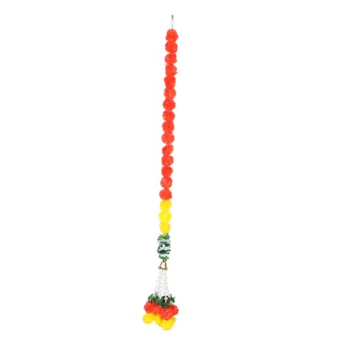 Garland de caléndula artificial RLKHXBS para decoración de Diwali y festivales
