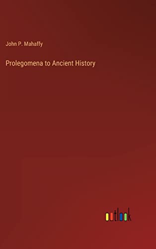 Prolegomena to Ancient History