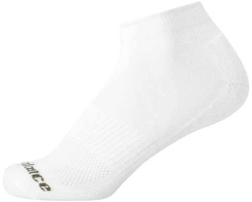 New Balance Boys? Socks - Performance Cushioned Quarter Socks (16 Pack), Size Medium, Solid White #TOP5
