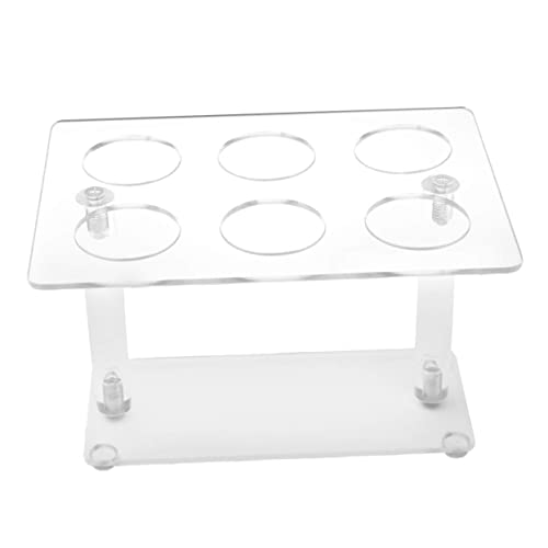 STOBAZA DIY Acrylic Ice Cream Cone Stand Dessert Display Holder for Weddings Parties and Events Portable Storage Rack for Cones and Sweet Treats