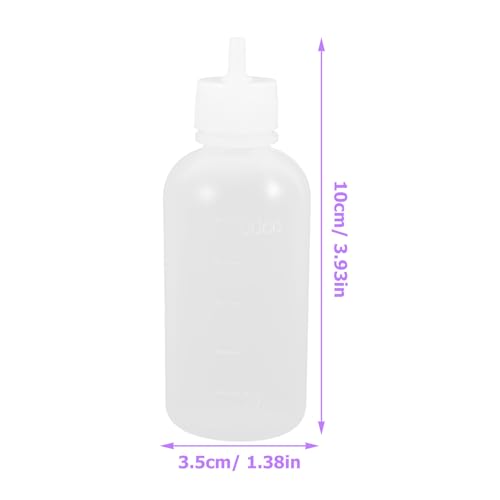 PLAFOPE Pottery Glaze Squeeze Bottles with Fine Needle Tip Applicators 4-Pack for Precise Clay Gloss Glaze Application and Slip Painting Tools for Ceramic Pottery