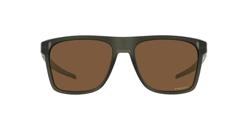 Image of Oakley Sunglasses for Men - OO9100 Leffingwell Rectangular Sunglasses PRIZM Lenses