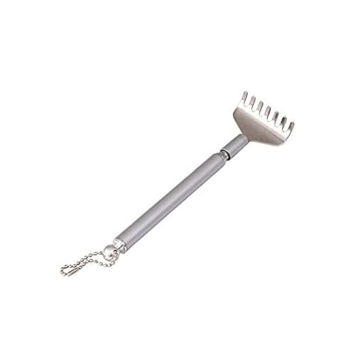 Saraoriginalshop Telescopic Hand Shaped Stainless Steel Portable Extendable Student Itching Body Stretching 16 to 50 Cm Massager Head Legs Arm Back