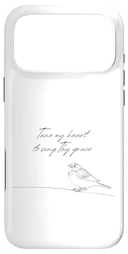 Tune My Heart To Sing Thy Grace Bird Come Thou Fount�^���� �X�}�z�P�[�X iPhone 17 Pro Max �p