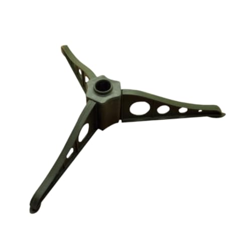 Fancyes Xmas Tree Base Christmas Tree Stand, Three Legged Design Easy Assembly Stable Christmas Tree Base Tree Pole Holder, Green