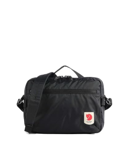Fjällräven High Coast Crossbody - Water-Resistant Fabric, Compact Storage, Adjustable Strap - Travel, Black, One Size