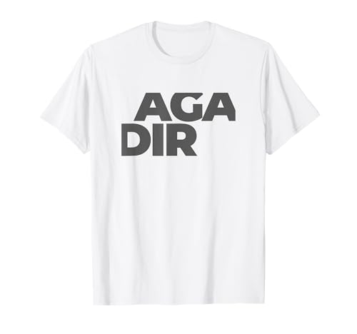Texto Grande Agadir Camiseta
