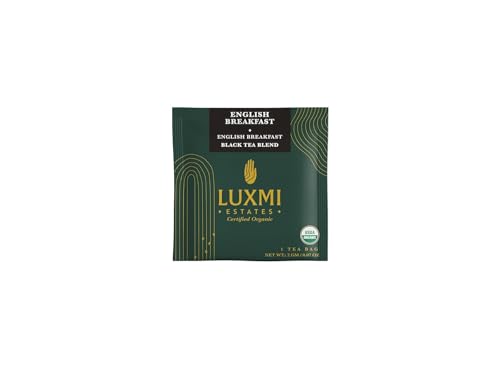Image of Luxmi Estates Tea Bags Sampler Tea Assortment Gift Pack - Turmeric Time Out, Valerian Dream, Minty Mile, English breakfast, Citrus Sky, Astounding ashwagandha - 5n Each Envelope Teabag Sachets Of Everyday Tea & 1 pc spoon - 30 Pcs, 6 Flavors Elegant Gift Box, Premium Green & Herbal Variety Pack, Healthy Gift Pack | Valentines Day Gifts for Him & Her