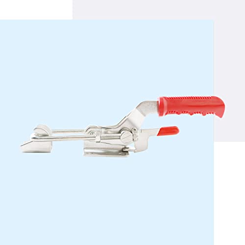 Image of 1PCS 304 Stainless Steel Style 40341, 900KG 2000 lbs Clamping Force, Self-Locking Heavy Duty Toggle Lock Clamp, Adjustable Toggle Latch