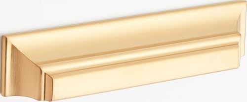 Signature Hardware 954048-5116 Gilderoy 5-1/16 Inch Center to Center Cup Cabinet Pull - Brushed Gold by Signature Hardware - Image 8