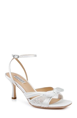 Badgley Mischka's Joselyn Heeled Sandal, Soft White, 9.0