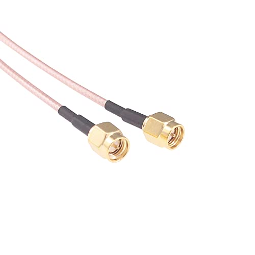 2 cables de extensión SMA hembra a SMA macho doble 15 cm miniatura 6