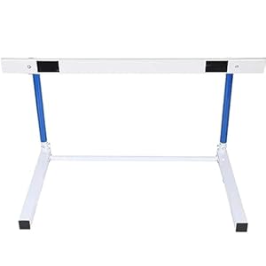 FAXIOAWA Height Adjustable Track & Field Hurdles, Sport Speed Hurdles Training Equipment for All Ages, Obstacle Courses and Drills Jumping Bar (1pc 45)