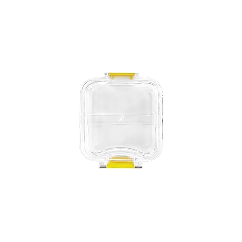 Image of Dental Pillow Crown Box, 5Pcs Transparent Membrane Film Showcase Tooth Boxes Dental Crown and Bridge Box with Latch Denture Storage Boxes