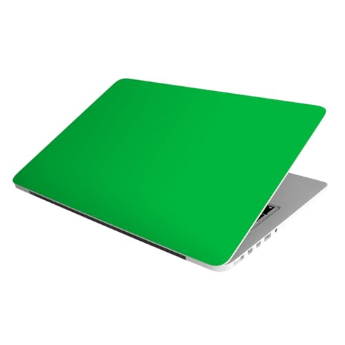 Image of Laptop Skin Stickers HD Quality Sticker for Laptops Upto 15.6 inch (Dustproof|Waterproof|Scratchproof|Reusable) - BE YLW GRN (2431)
