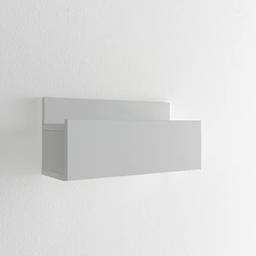 ARHome Nachttisch, 60 x 29 x 22 cm, Weiß Matt, Aufbewahrungsbox, Made in Italy Cover