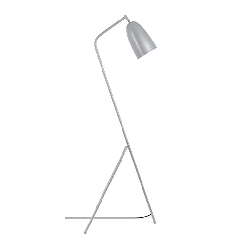 Black Velvet Studio Lamp. Pied Mr Smith, métal, Color Gris, 150x32x32 cm.