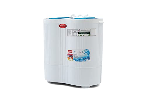 Nikai 2.5Kg Top Load Baby Washing Machine, Silent Twin Tub Washer with Powerful Pulsator & Rust-Proof Body, Ideal for Home, Hostels & Kitchen - NWM250SP (White)