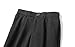 FastRockee Boys Black Dress Pants Solid Straight Stretchy Flat Front School Uniform Pant for Boy Size 10-12