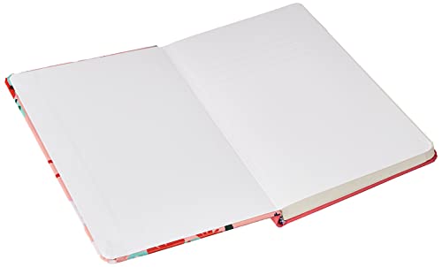 Amazon Brand - Solimo A5 Notebook (5.5 X 8.5 Inches), 80 GSM, 192 Ruled Pages, Floral Strokes