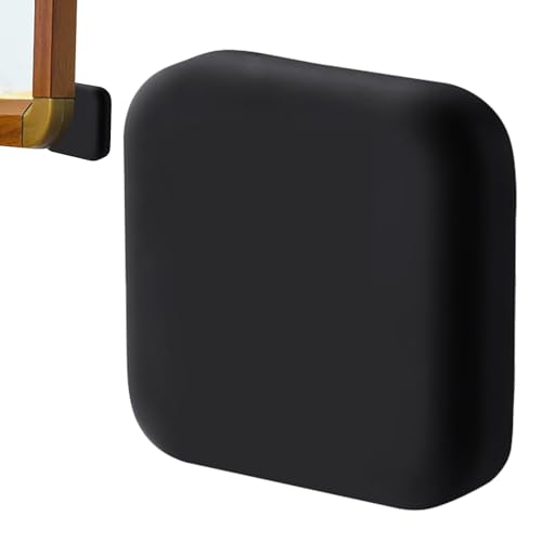 Parachoques de puerta de golpeo, protector de pared para tope de puerta, Escudo adhesivo de pared con protector de pomo de puerta de silicona, Tapón de parachoques de silicona anticolisión para puerta