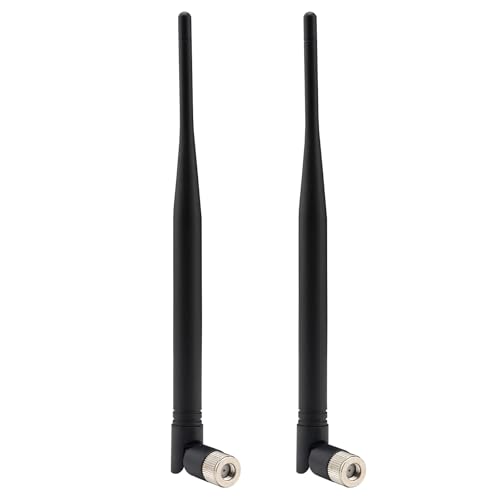 Kaunosta 433MHz Antenna 5dBi RP-SMA Male Raspberry Pi Antenna for Radio Novatel Flipper Transceiver Home Sensor LoRa Module Raspberry Pi Ghost Controls Gate Opener Alarm System GTO GSM GPRS 2pcs