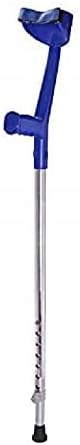 ZQP SURGICAL™Elbow Crutches Chrome Grey Hand Stick Single?